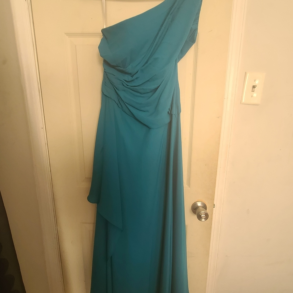 Blue maid of honor dress